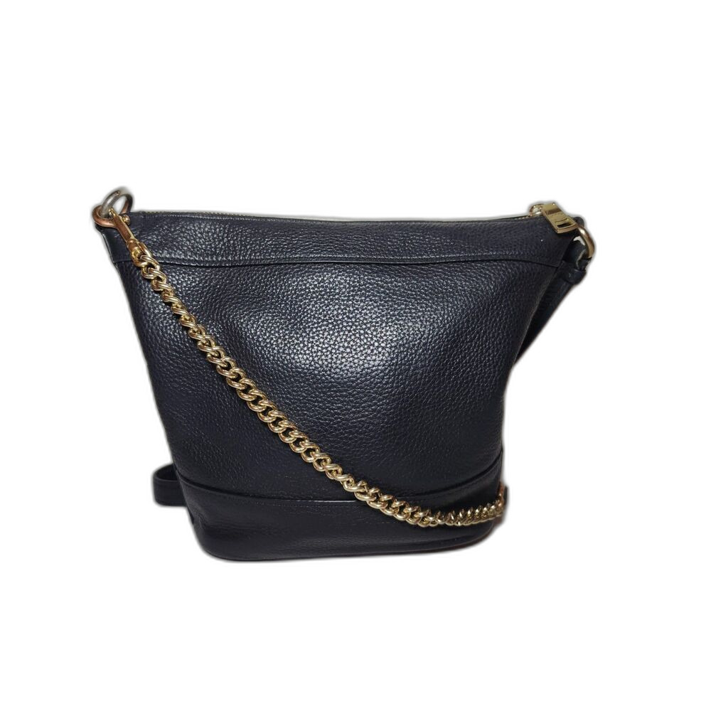 Coach Paxton Duffle Bag Black Pebbled Leather Gold Hardware Crossbody Minimalist - Picture 3 of 16